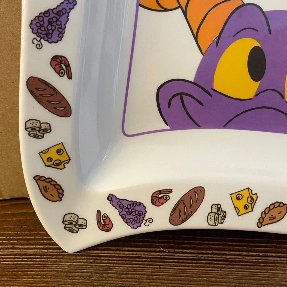 Disney‎ 2025 Epcot Food and Wine Festival Chef Figment Serving Plate / Tray NEW